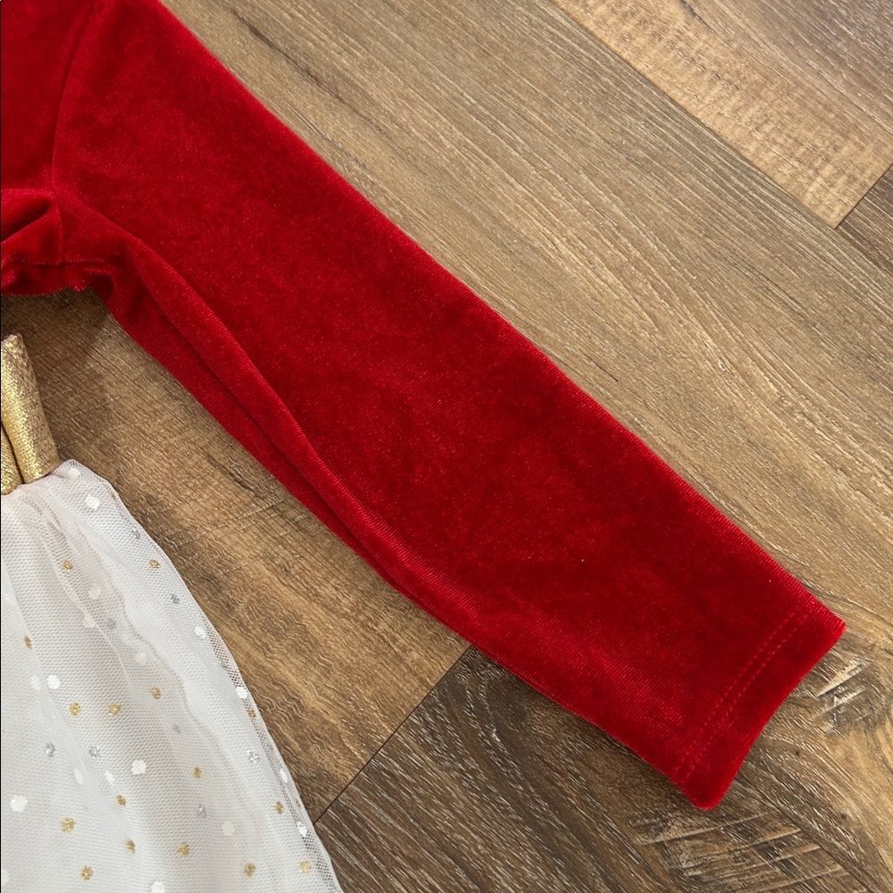 Bonnie Jean toddler/girl Christmas Winter dress. Size 18M
Red gold and silver - Picture 5 of 13